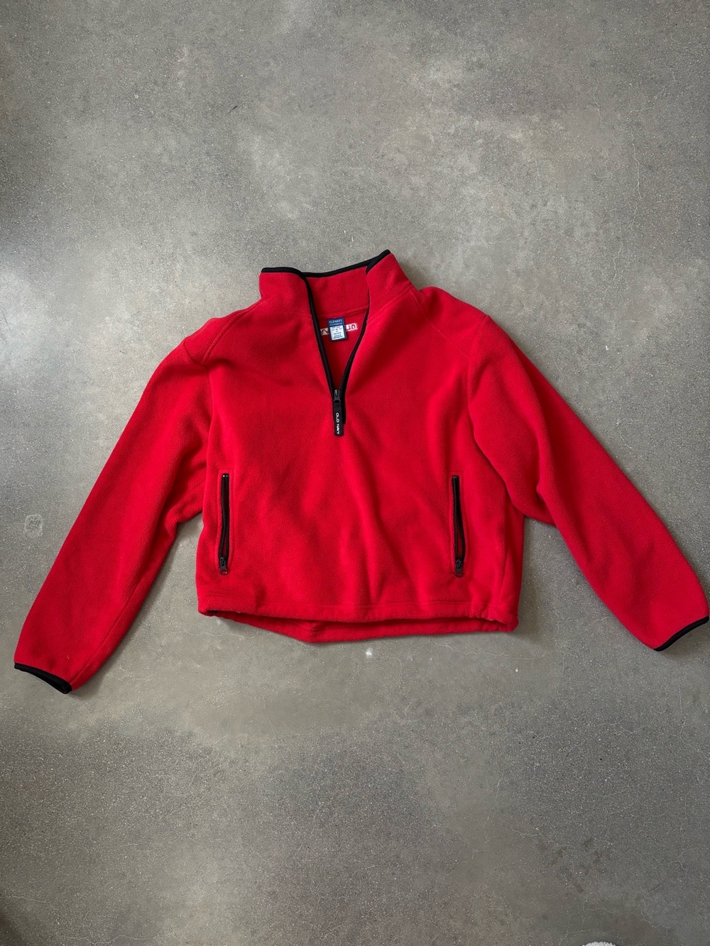 Old Navy ‘94 Reissue Half-Zip Performance Fleece Pullover | Red | Size M